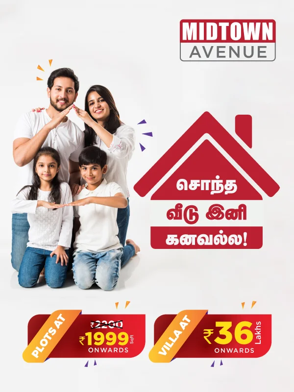 Plots & Villa starts at 1999 Sqft & 36 Lakhs Onwards - Tharun Vikash Properties