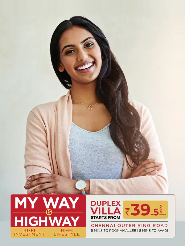 Duplex Villa Starts from 39.5Lakhs - Tharun Vikash Properties